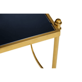 Hadley Black and Gold Side Table