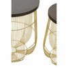 Agni Set of 2 Brass Side Tables
