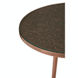 Varese Copper Finish Side Table