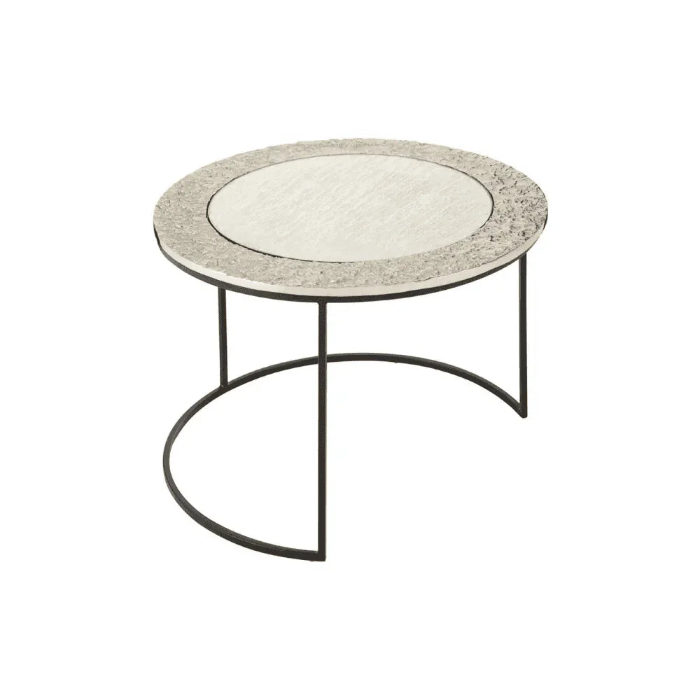 Varese Set Of 2 Large Round Side Tables
