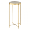 Inspire Black Mirror Tall Side Table