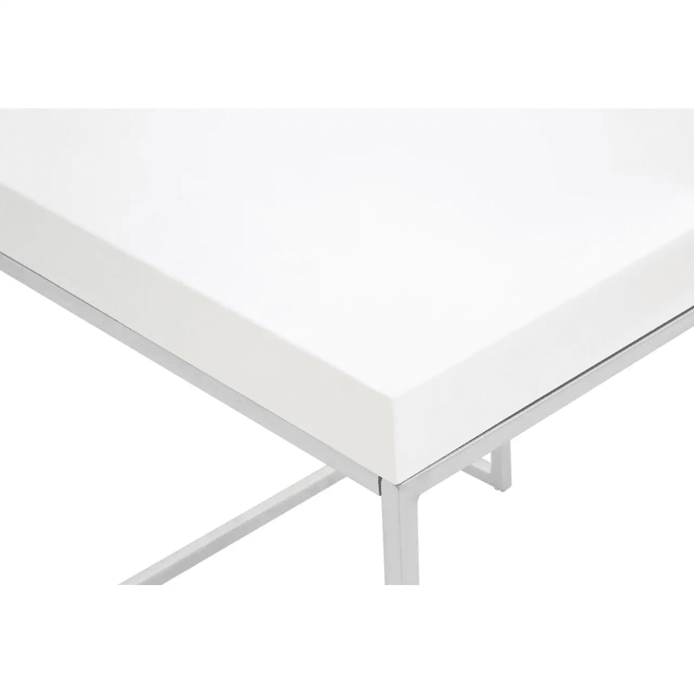 Inspire Chrome Angled Legs End Table