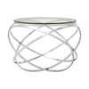 Inspire Clear Glass Circular End Table