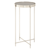 Inspire Grey Mirror Tall Side Table