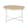Inspire Large Grey Mirror Side Table