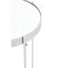 Inspire Silver Mirror Tall Side Table