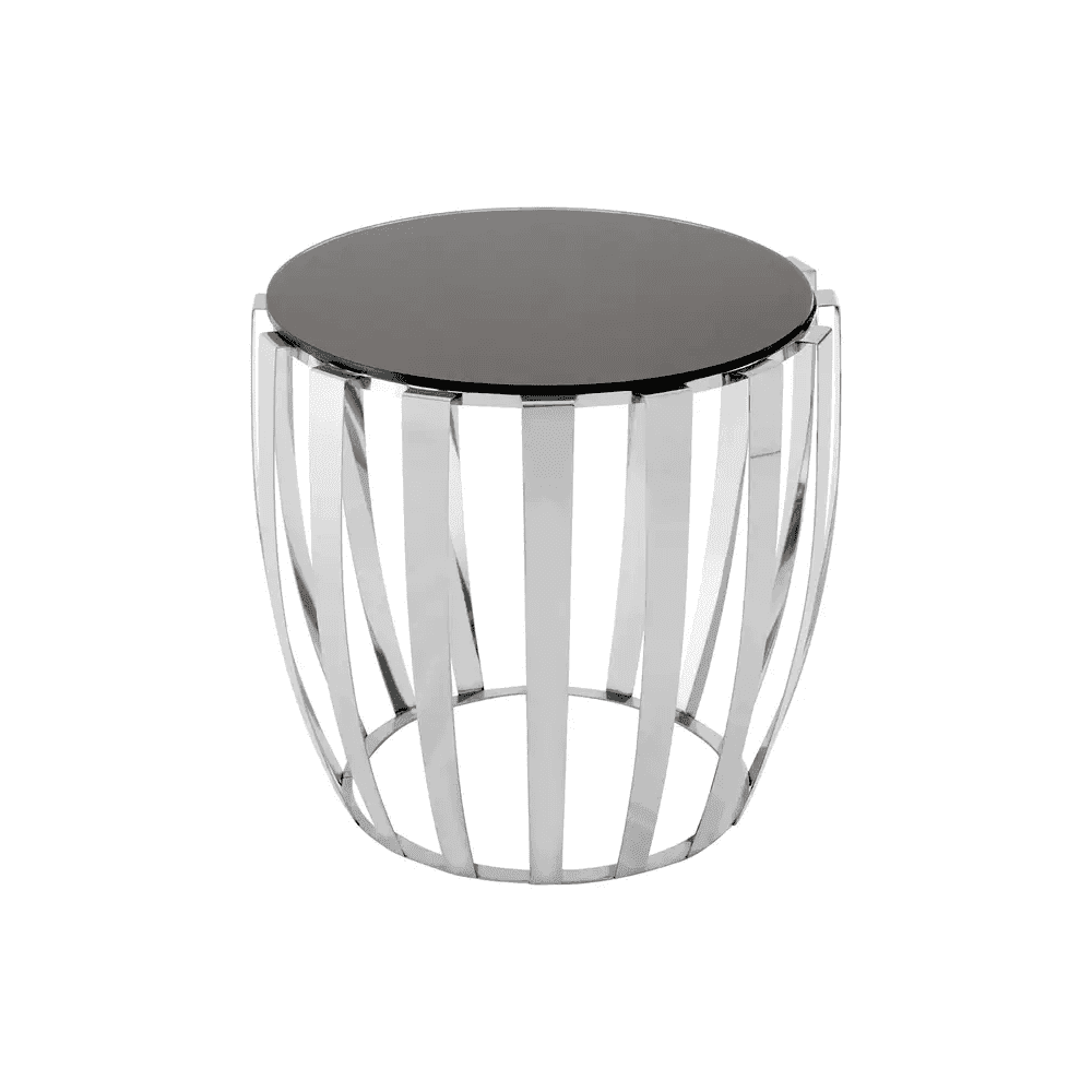 Afton Stainless Steel Side Table