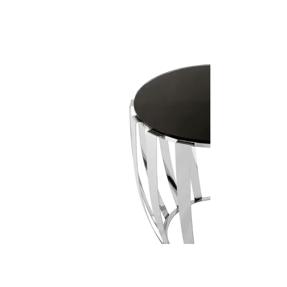 Afton Stainless Steel Side Table
