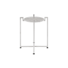 Cibelle Chrome Marble Side Table
