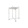 Cibelle Chrome Marble Side Table