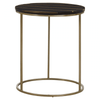 Metis Black And Gold Side Table