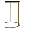 Metis Black And Gold Side Table