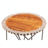 Craft Round Acacia Wood Side Table