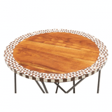 Craft Round Acacia Wood Side Table