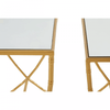 Vento Set Of 2 Bamboo Design Side Tables