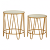 Vento Set Of 2 Hairpin Design Side Tables