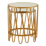 Vento Set Of 2 Hairpin Design Side Tables