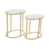 Vento Set Of 2 Oval Side Tables