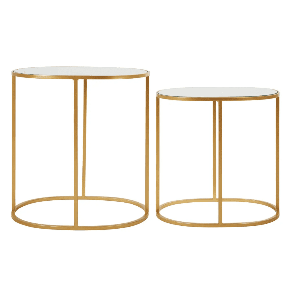 Vento Set Of 2 Oval Side Tables