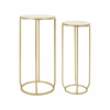 Vento Set Of 2 Tall Side Tables