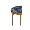 Vero Round Agate Side Table