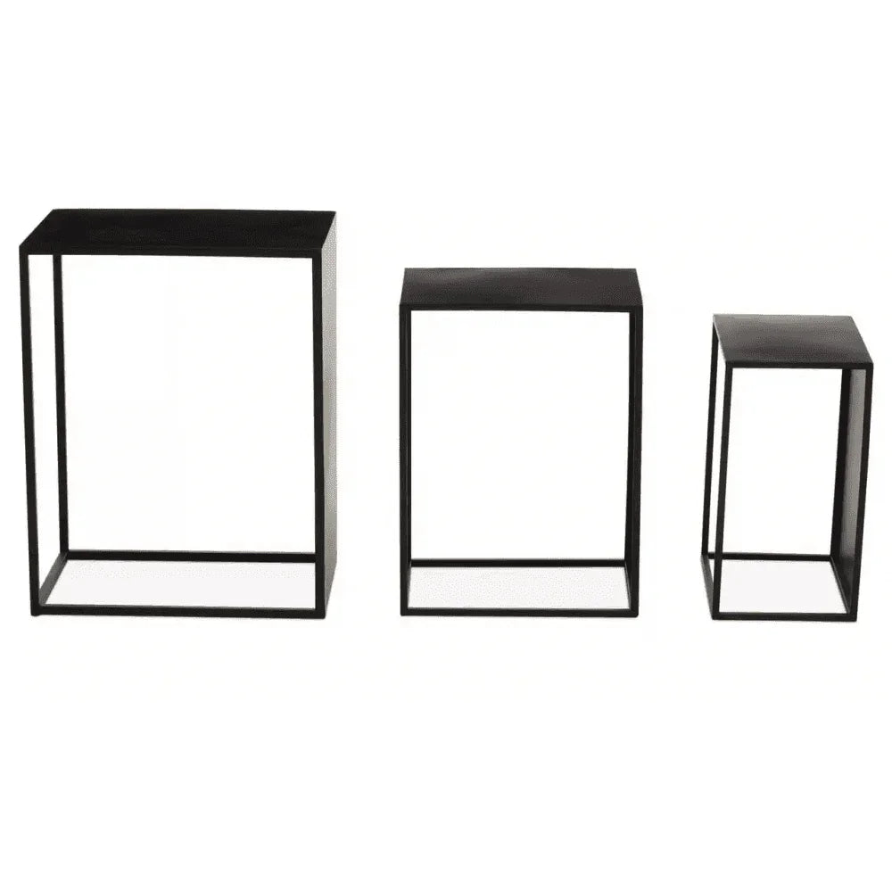 Rialto Set Of Three Rectangular Side Tables
