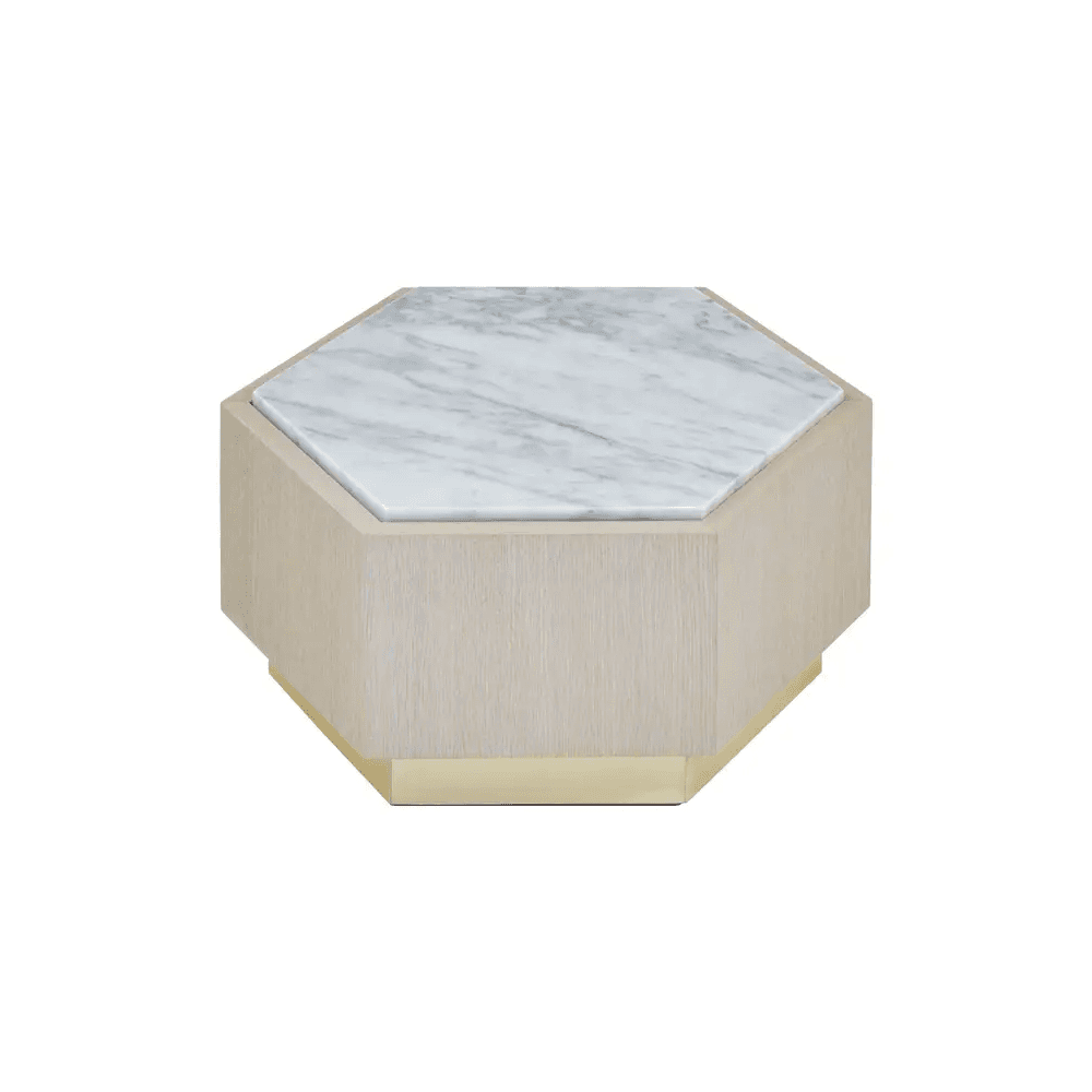 Alpine Small White Side Table