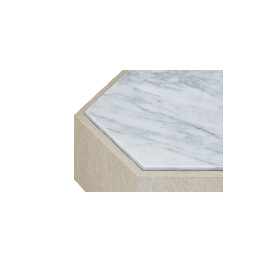 Alpine Small White Side Table