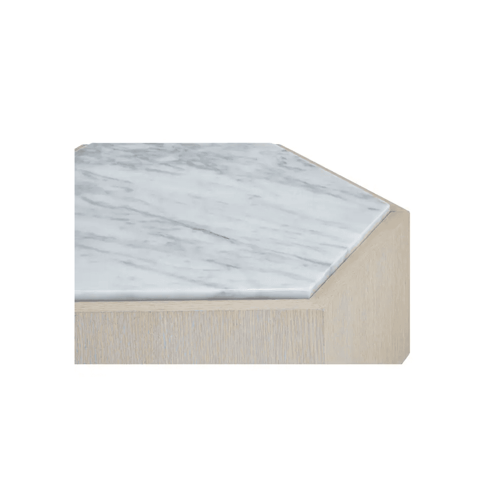 Alpine Small White Side Table
