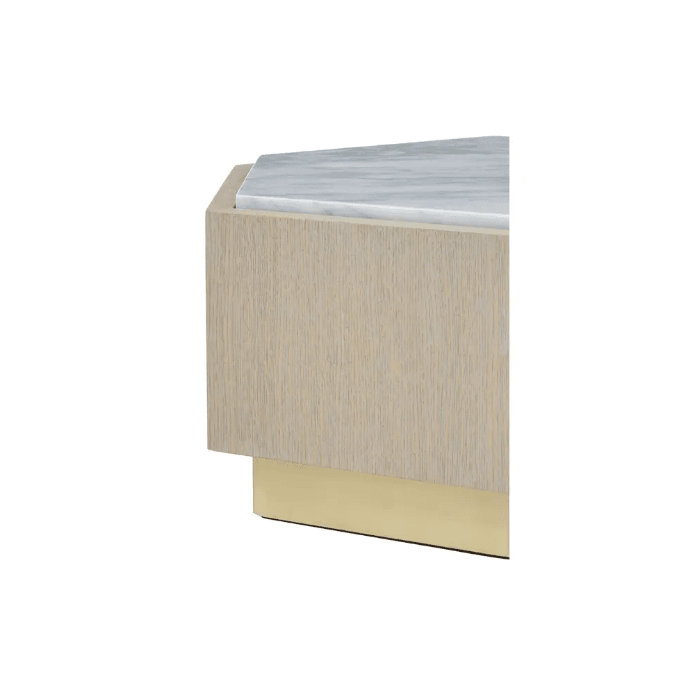 Alpine Small White Side Table