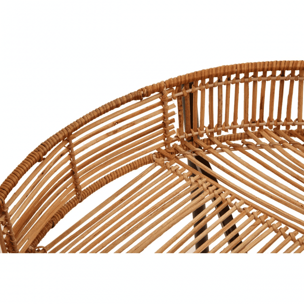 Kalimantan Set Of 2 Natural Rattan Side Tables