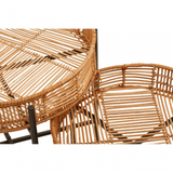 Kalimantan Set Of 2 Natural Rattan Side Tables