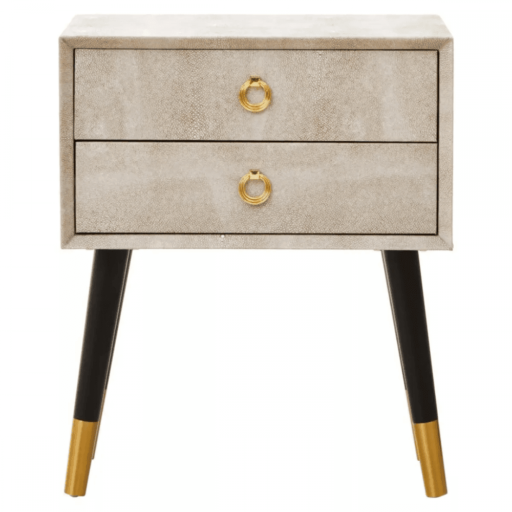 Caden Shagreen Side Table