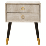 Caden Shagreen Side Table