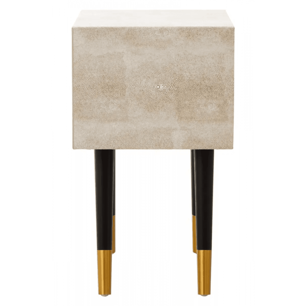 Caden Shagreen Side Table