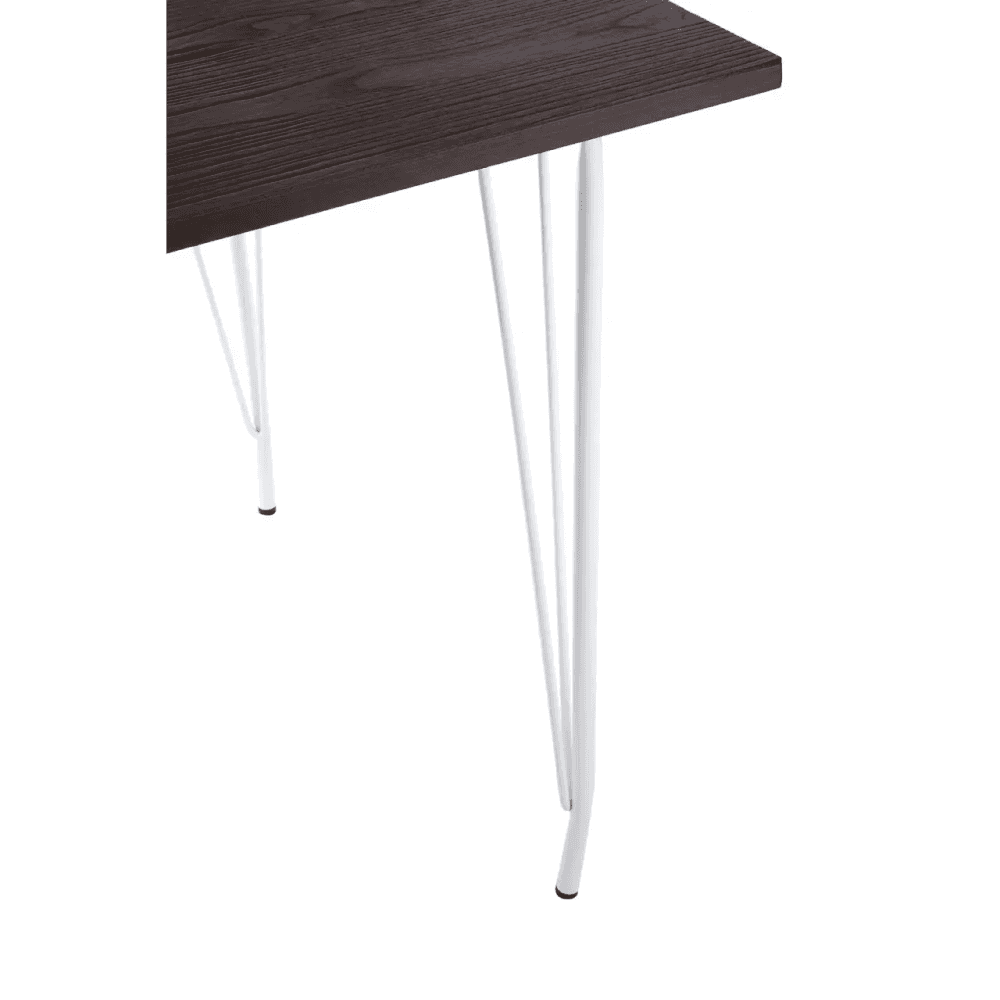 Diston White Elm Wood Table