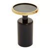Elvira Black and Gold Side Table