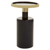 Elvira Black and Gold Side Table