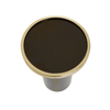 Elvira Black and Gold Side Table