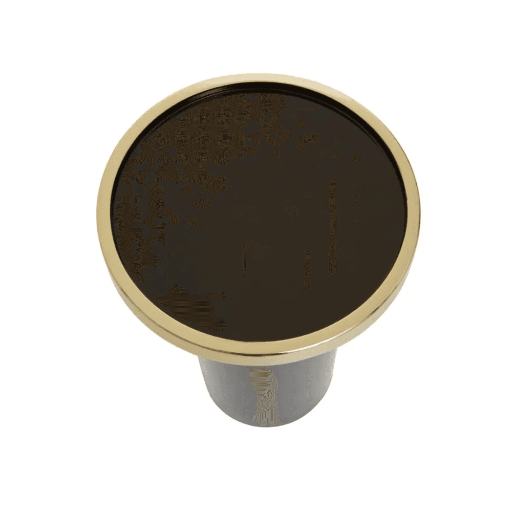 Elvira Black and Gold Side Table