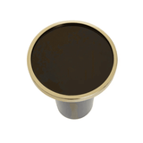 Elvira Black and Gold Side Table