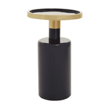 Elvira Navy and Gold Side Table