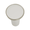 Elvira White Base Side Table
