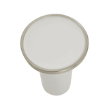 Elvira White Base Side Table