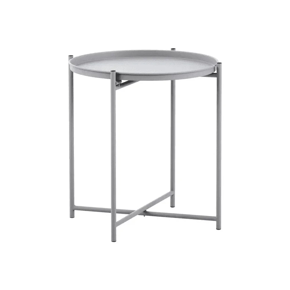 Orion Grey Iron Side Table