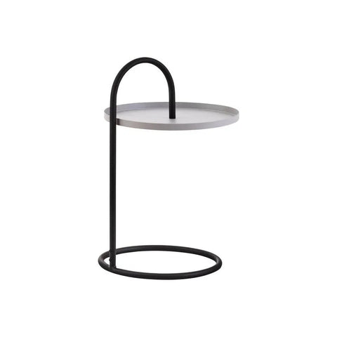 Orion Grey &amp; Black Hanging Top Side Table