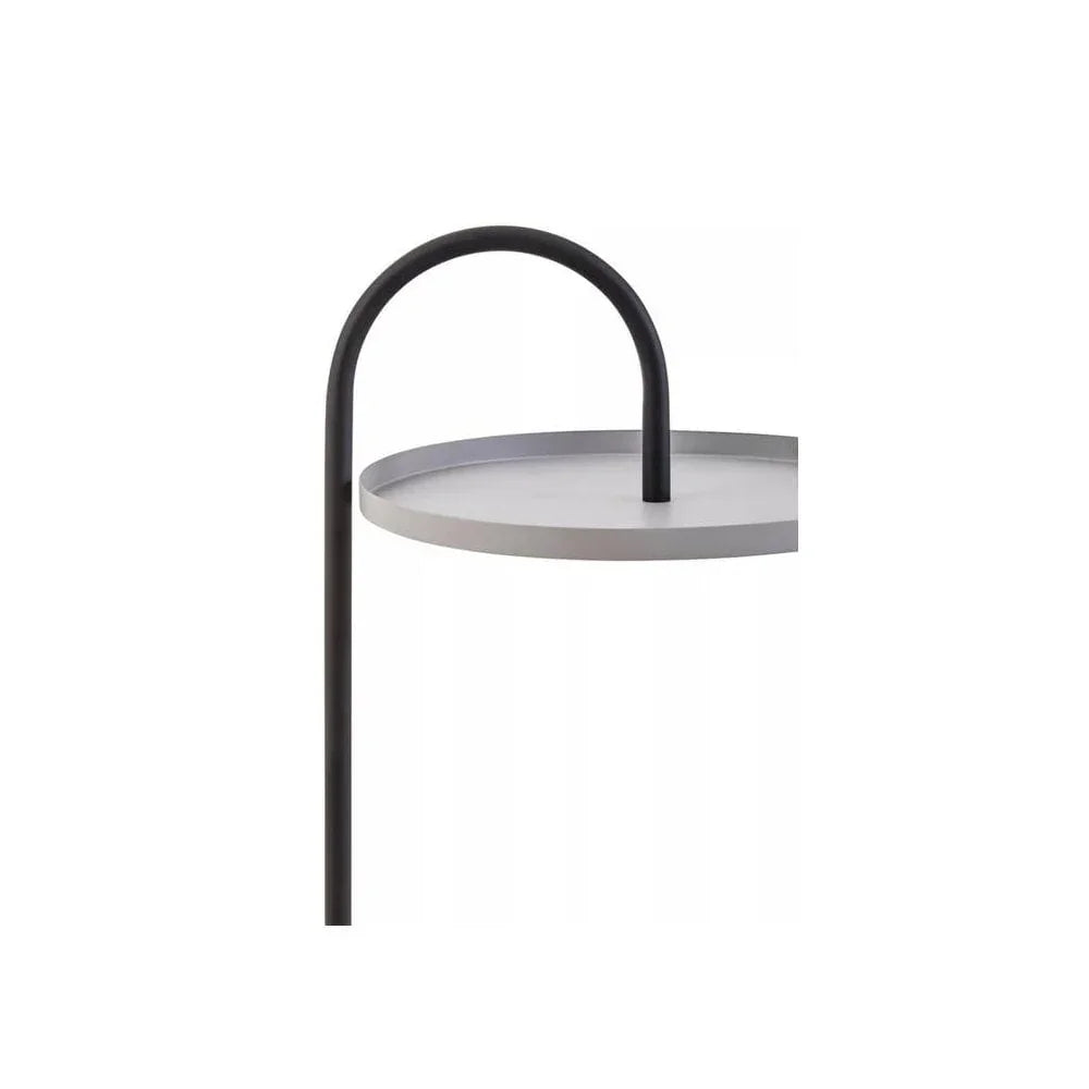 Orion Grey &amp; Black Hanging Top Side Table
