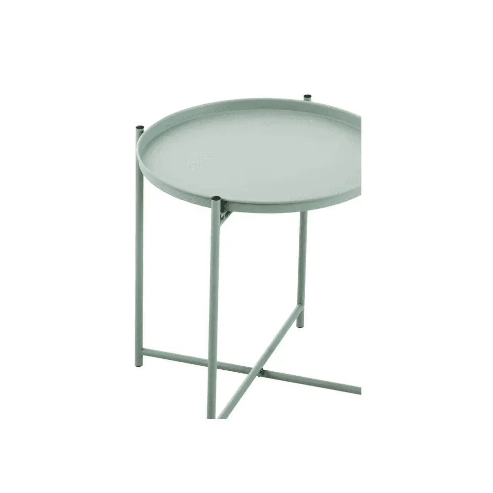 Orion Green Iron Side Table