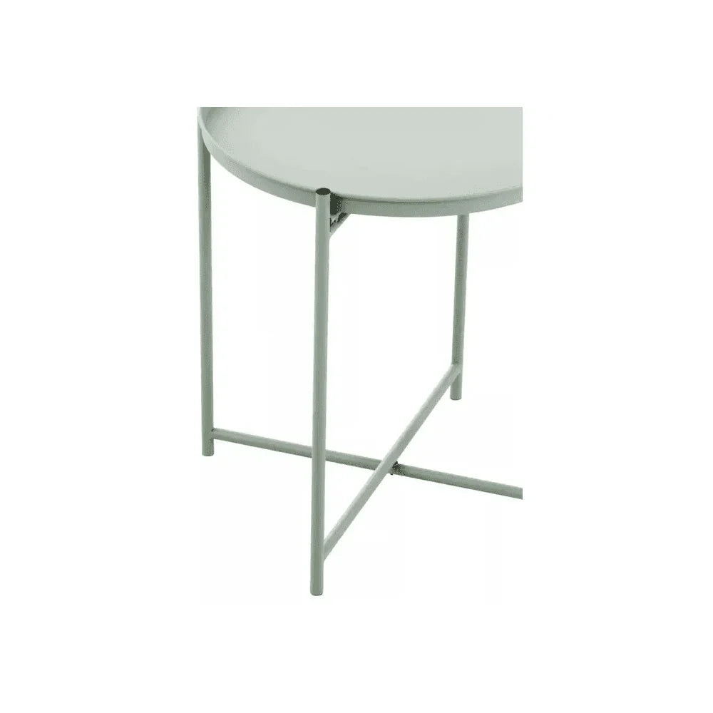 Orion Green Iron Side Table