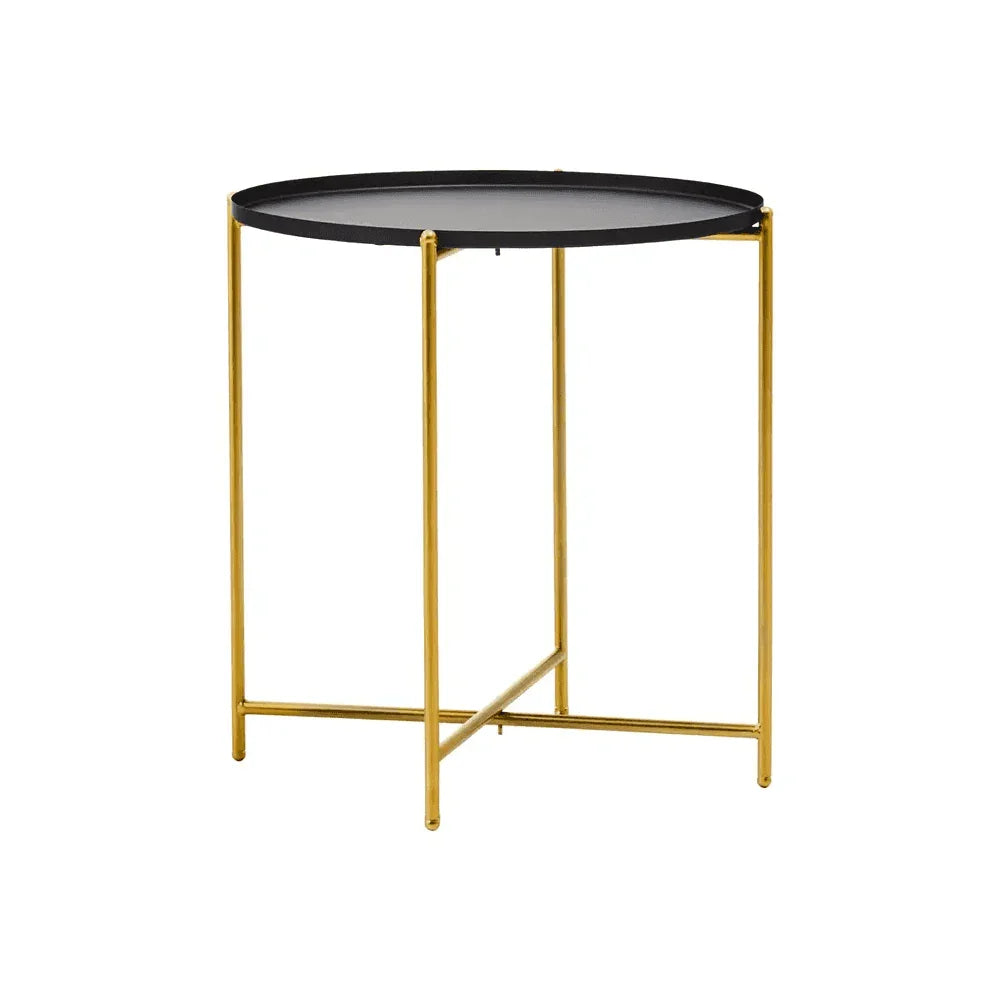 Orion Black Top Side Table